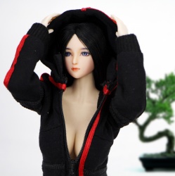 Fasion 1/6 Action Figure Clothes Black Coat